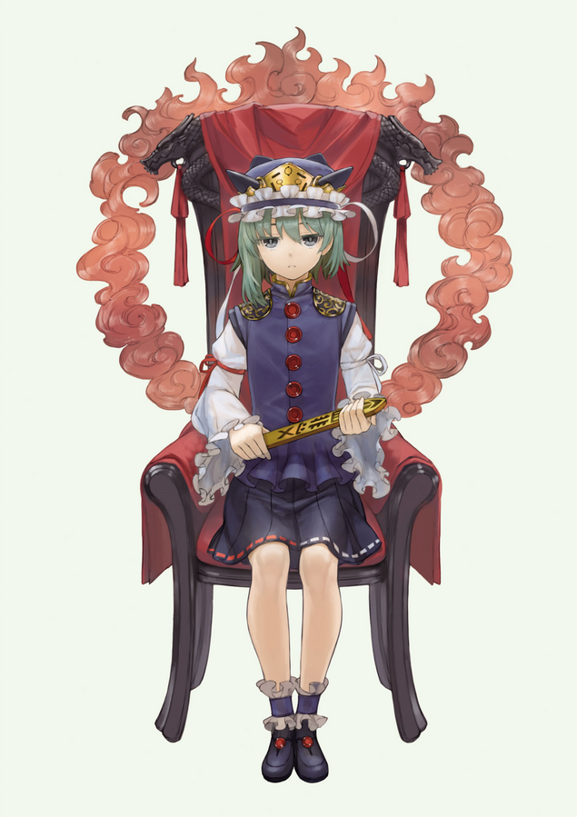 dailytouhous's tweet photo. The Touhou of the day is: Eiki Shiki, Yamaxanadu! https://t.co/TJe98yh447