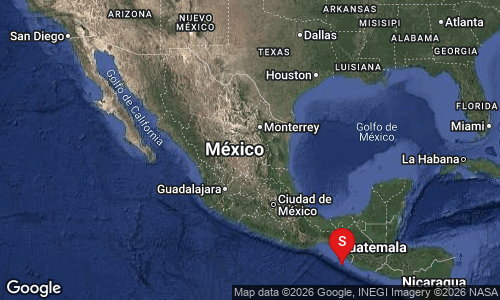 SSNMexico's tweet photo. Preliminar: SISMO Magnitud 5.3 Loc  104 km al SUROESTE de CD HIDALGO, CHIS 18/07/26 20:18:56 Lat 14.33 Lon -93.05 Pf 10 km https://t.co/R5Rj1WVgr3
