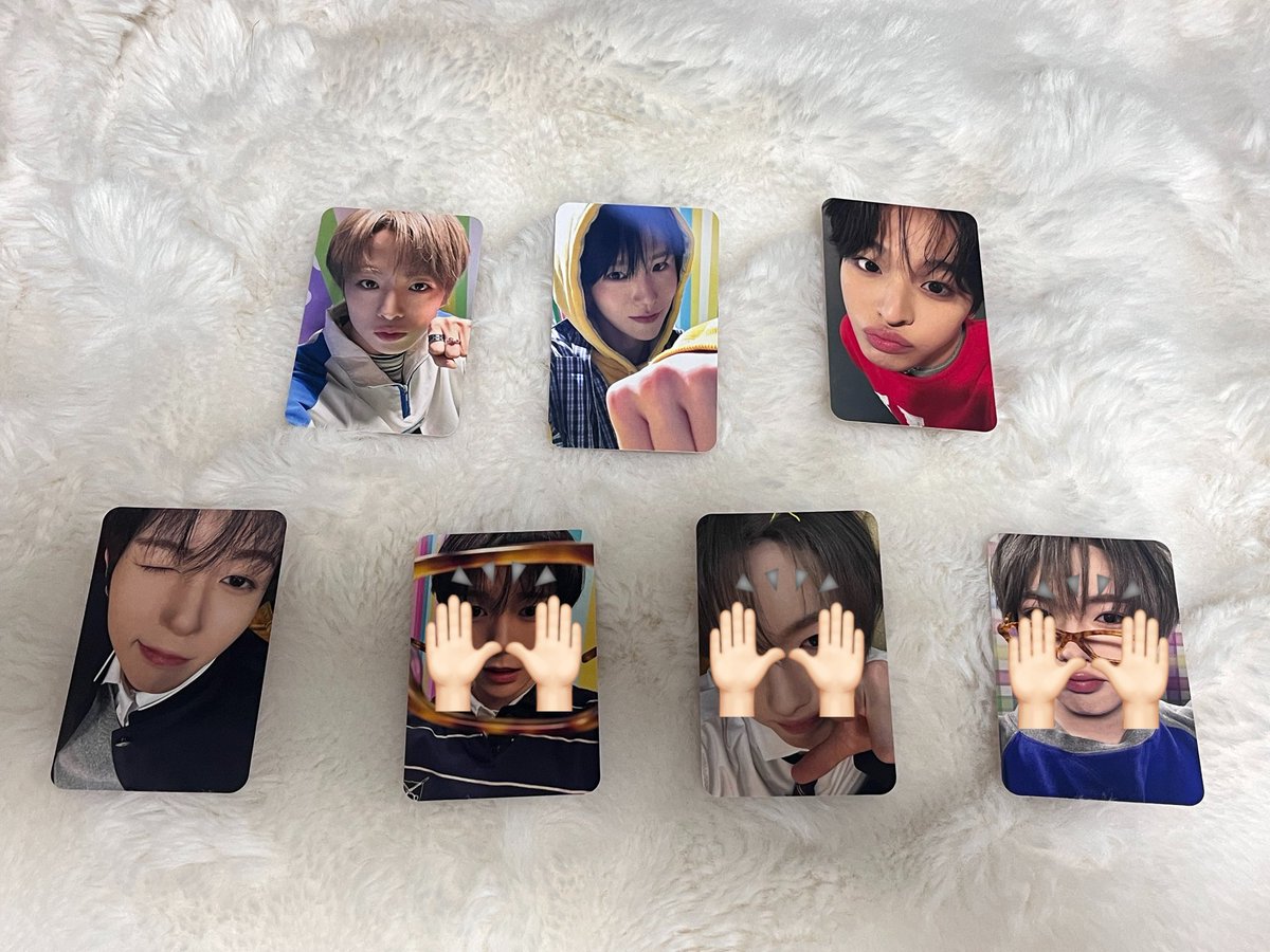 sionyan___'s tweet photo. NCT WISH nctwish ウィシ 日本 YO-I-DON! BOY MEETS GIRL トレカ 交換

【譲】画像1・2枚目
1枚目→個別カバーver
2枚目→mumo特典＋BMG,YOIDON ver
【求】シオン(画像3枚目💜＞⭐️参照)

郵送での交換希望です♩♩
お気軽にリプ・dm待ってます🪽💕 https://t.co/e4mNYncpM8