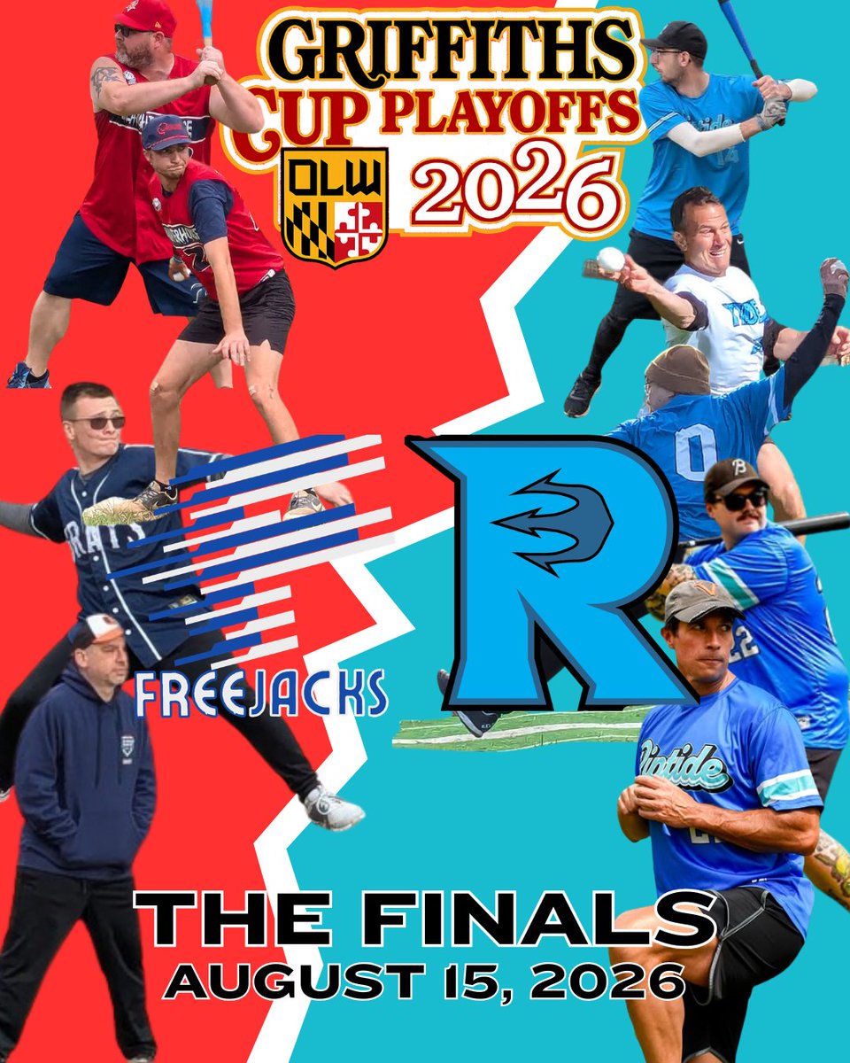 oldlinewiffle's tweet photo. THE GRIFFITHS CUP FINALS ARE SET
AUGUST 15, 2026
#OLW #GriffithsCup #wiffleball #sports #Maryland https://t.co/W0pvbBIDsS