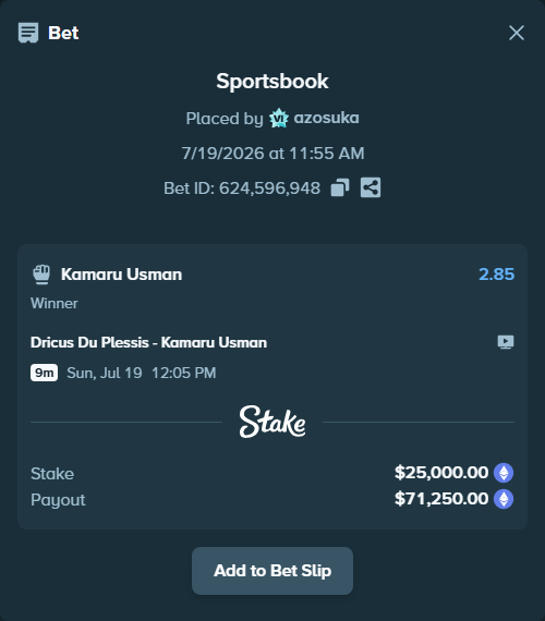 Stake High Roller tweet media