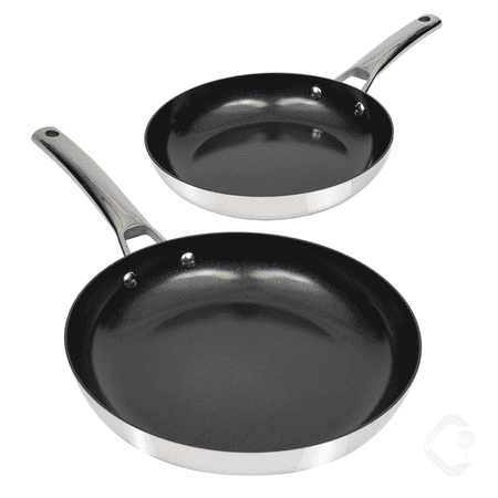 LordOfSavings's tweet photo. 🏃 CoreClad Stainless Steel Ceramic Nonstick Skillet Set, Induction Ready, Tri-Ply, 2-Piece now $7.45 via Walmart. #WalmartPartner

⬇️ 85% Price Drop

🔗 - https://t.co/RAKB1SY6w5 https://t.co/NCywzMcA2S