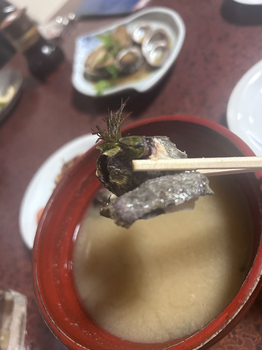 _C_Queen's tweet photo. カメノテ、フジツボ祭りの味噌汁ゲテモノ感凄かったけど美味しかった https://t.co/XBStFxmNnQ