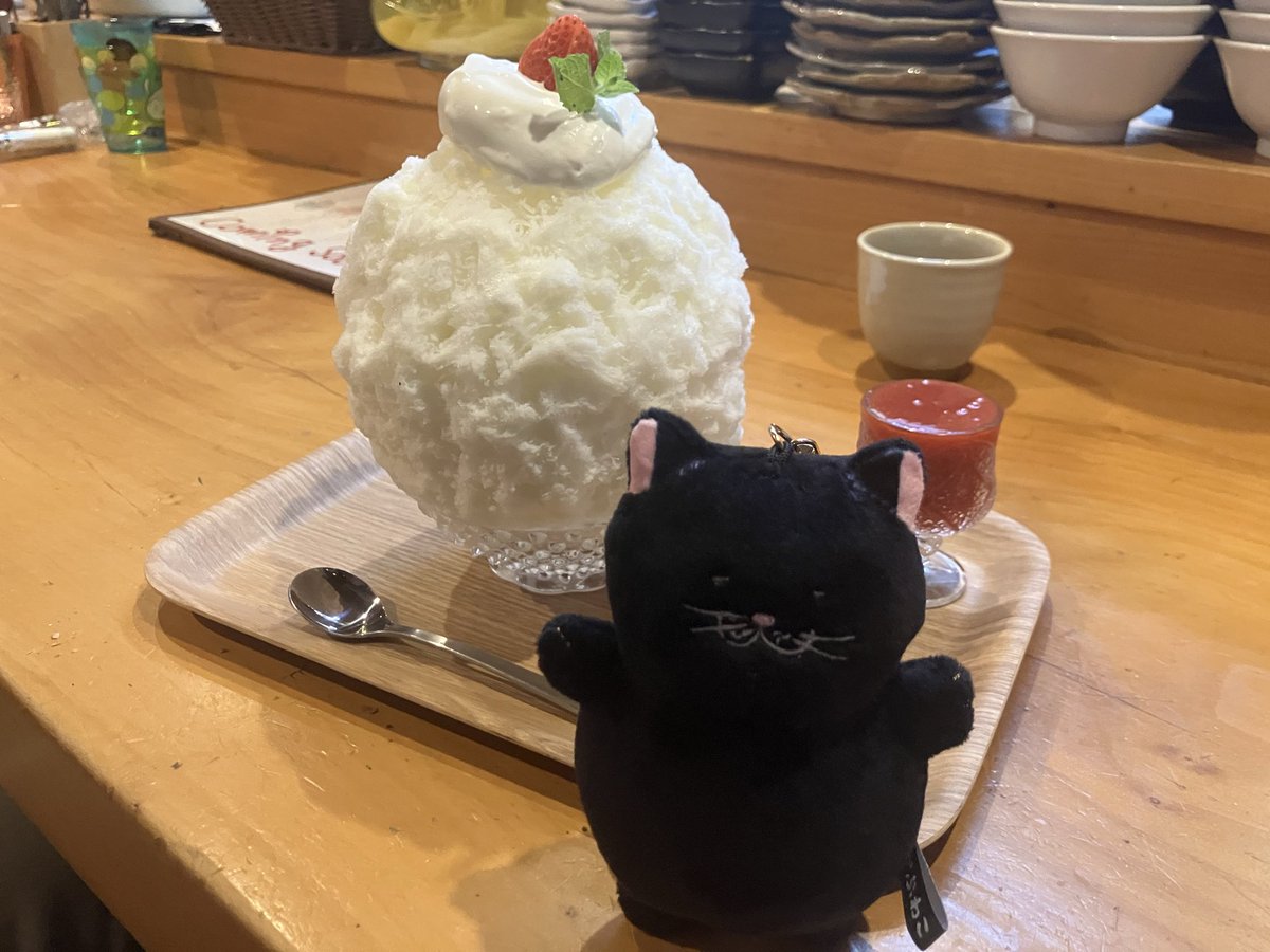 mochariino's tweet photo. 一つ目きたにゃ！いちごにゃ！　#debuneko #でぶねこ https://t.co/eXgimt3MN1