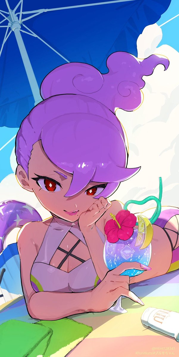 mtmt128341's tweet photo. #めちゃくちゃ暑いから水着の絵でTLを埋めよう
#Punitlium #プルモちゃん https://t.co/ZxYa20cM2P