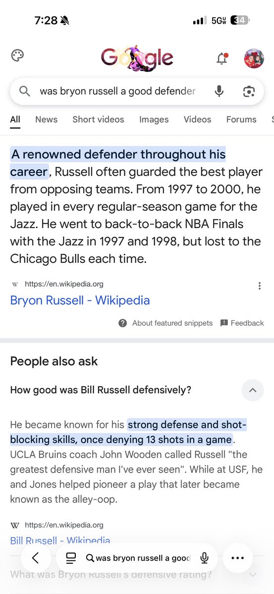 jerniestyle's tweet photo. @MythNix @TheDuderineau It’s ok. We lived it. We know Russell was a good defender. But whatever you need to tell yourself is the reason LeBron came up short. https://t.co/2U7BL1lDLr