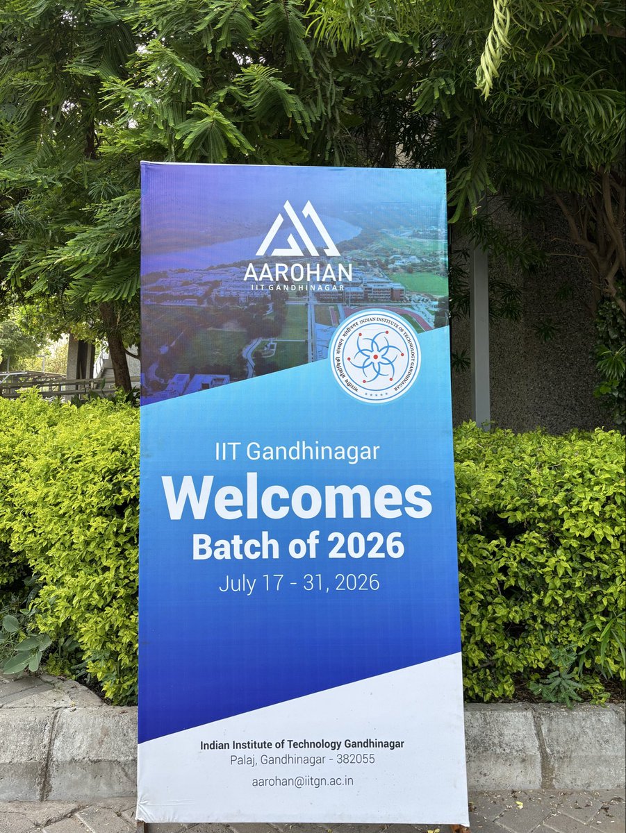 JadiPujitaUX's tweet photo. A gift to my younger self. ❤️
I officially joined @iitgn for M.Des. in Integrated Design & Technology (IDT) the program I wanted the most ✨
#iitgandhinagar #iit #ceed2026 #mdes #idt #newbeginnings https://t.co/Wow2MhWeRX