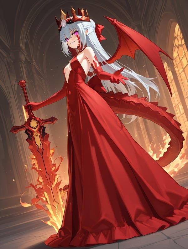 Ember_lustrose's tweet photo. /El héroe alfin a llegado al castillo del reino luego de una invasión por parte de la emperatriz, con miedo fue al castillo para ver a su madre

/Solo para ver a la mocosa salir de los aposentos de tú madre y como si fueras basura desarmarte

-Linda espada,combina con mi vestido https://t.co/pTa8FQaQKY