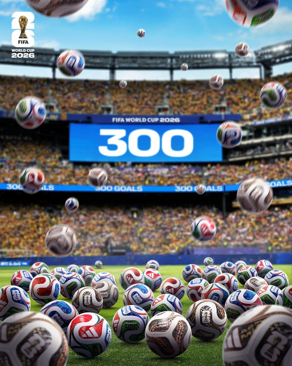 fifacom_es's tweet photo. 300 goles en la @fifaworldcup_es 2026 ⚽️ 

El inglés Bukayo Saka anotó el gol 300 del torneo en el partido por la medalla de bronce contra Francia 👏 https://t.co/NRlZDkusEP