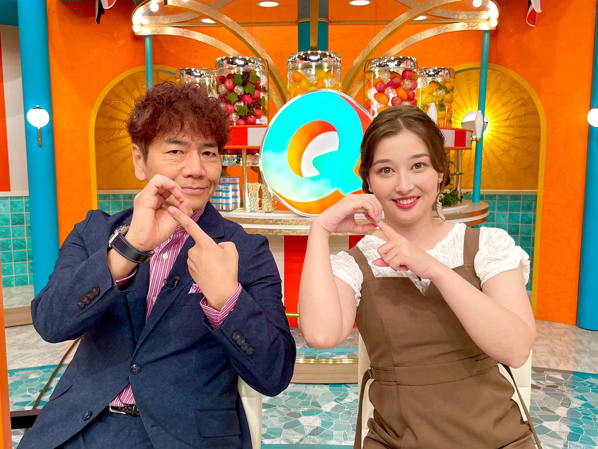 SundayQ_39's tweet photo. ╭━━━━━━━━━━━╮
　#上田晋也のサンデーQ 
　放送中です!!✨
╰━━ｖ━━━━━━━━╯

本日のゲストは…

メイプル超合金 カズレーザーさん
新川優愛さん
ダイアン 津田篤宏さん
中川安奈さん
B&amp;ZAI 本髙克樹さん
です!!🧡💚

#上田晋也
#浦野芽良
#TBSテレビ https://t.co/wEyXcdXXBx