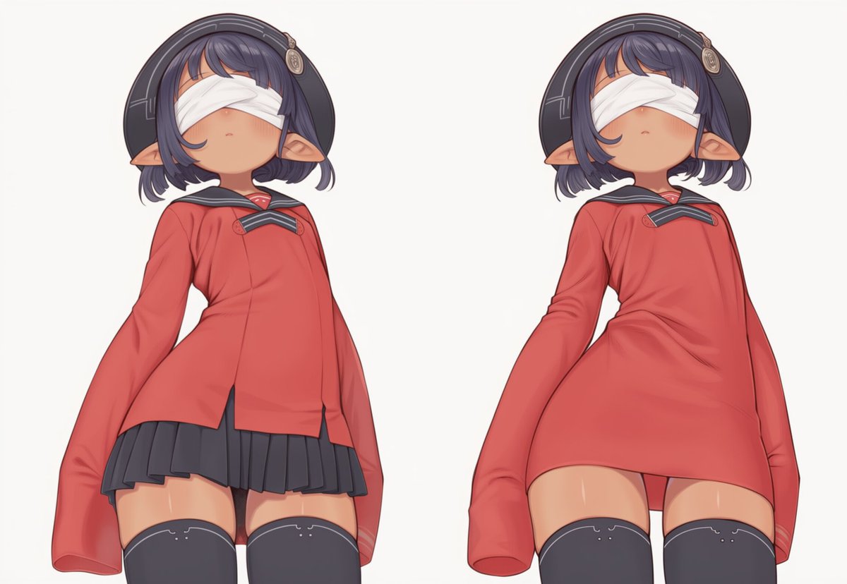 どちらも捨てがたいニャス #Aiart #novelai