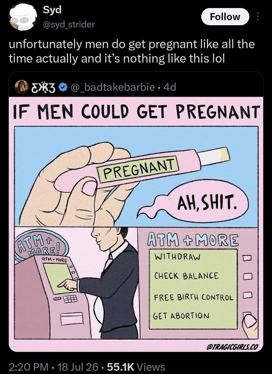 opal_galaxies's tweet photo. I wonder if it hurts them to be this much of a dork when the orginal was so obviously about cis men https://t.co/KOxoq9FJmD