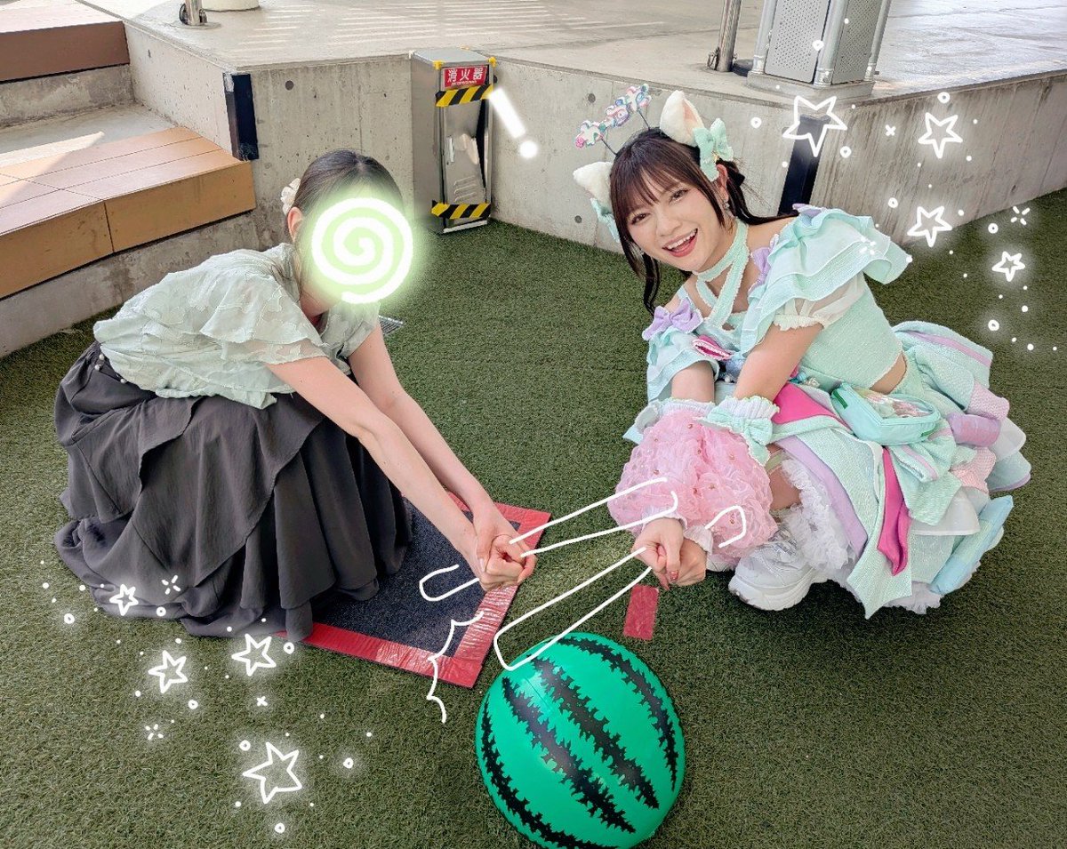 poko_tws's tweet photo. スイカ割りしてスイカジュースつくったよ〜🎶
#なちゅ恋 https://t.co/rdiqAk4LQO
