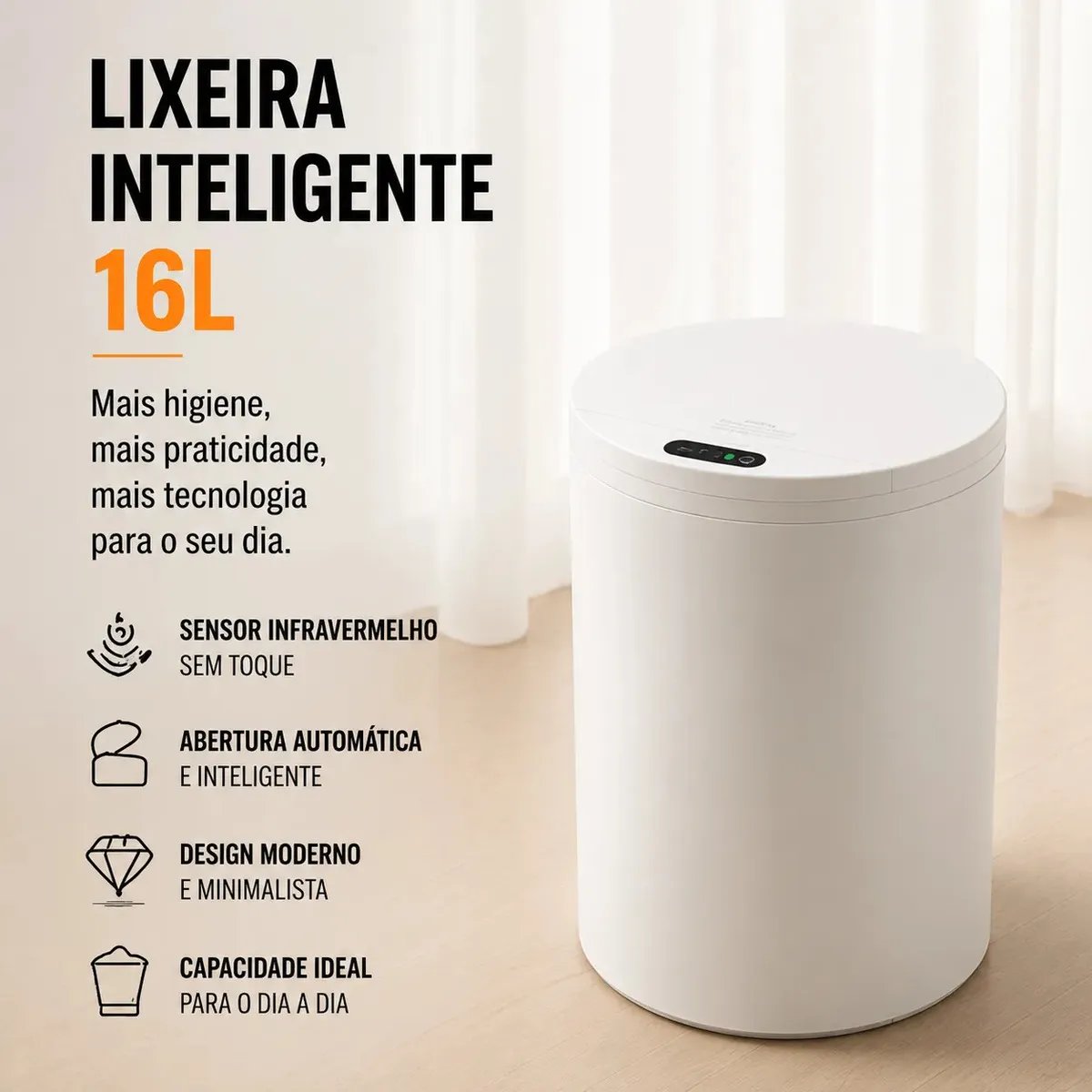 tn_promos's tweet photo. 🔵 Lixeira Inteligente 16L Sensor Automático Tampa Touch 

💲 R$ 52,49
🎟️ Cupom: TENDENCIADECASA

🛒 Link: https://t.co/l8hUEpUPIc

Oferta Mercado Livre https://t.co/rbwqeWRUi7
