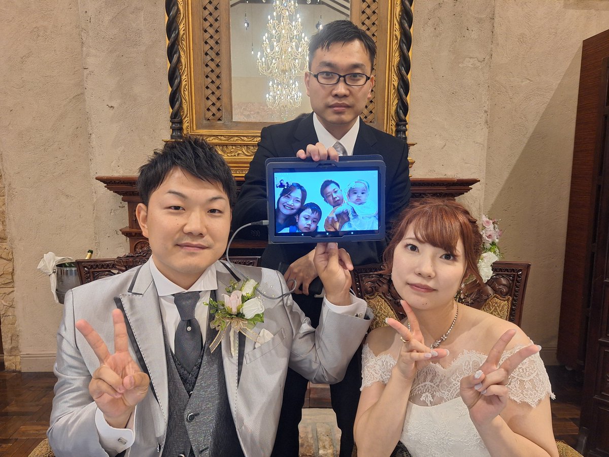 js_chelsea's tweet photo. 今日は私の片割れ(悠太)の結婚式でした。
知り合いの方は悠太に御祝いのメッセージを送ってあげるとたぶん、きっと喜びますので一言伝えてあげて下さい。
※私には別にいりません(笑) https://t.co/wSrjAkMEzS