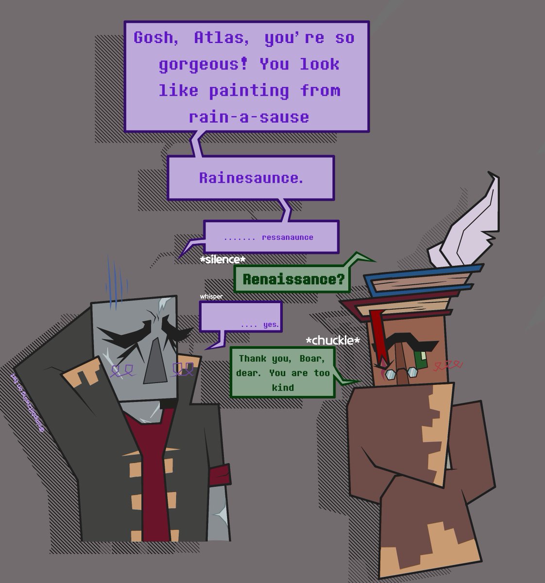simpblitzwing's tweet photo. Look at my awesome ocs that i DEFINITELY wont abandon hahaha
#Minecraft #Illager #Villager #minecraftart https://t.co/7PO4oK83aM
