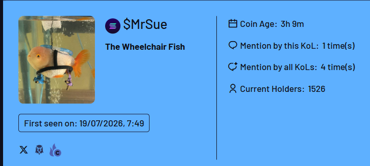 LiLiStormX's tweet photo. π $MrSue
π° MC: $320K
β³ Age: 3h
π₯ Holders: 1,526
π’ KOL Mentions: 4
CA:
43mjozsTLTViop3seWnmgkcf1DRj6qMf1JWw7X8ypump
#Solana #Memecoin #Crypto #OctoTools #KOL #Trading #DYOR https://t.co/jsK1pC567N