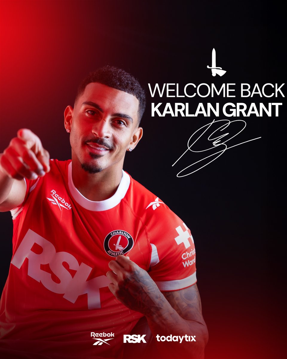 CAFCofficial's tweet photo. We're delighted to announce the return of Karlan Grant, who has put pen to paper on a two-year deal ✍️

#cafc