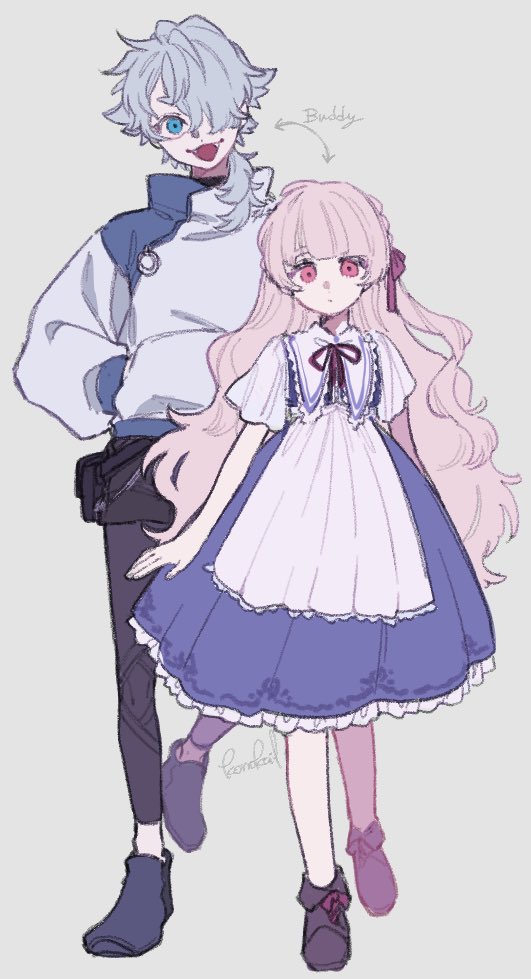 _konoka01's tweet photo. oc  リアンとエマ https://t.co/XgoqrnWLpU