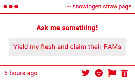 Snows ★ tweet media
