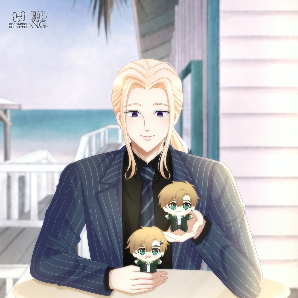 scentxdsun's tweet photo. 『 clearstalworth 』 

i'm never gonna treat you bad
cause i never wanna see you sad
i swore to share your joy and your pain
and i swear it all over again

(check alt for details)

art © Hikachi_az https://t.co/PWhxuMnpNd