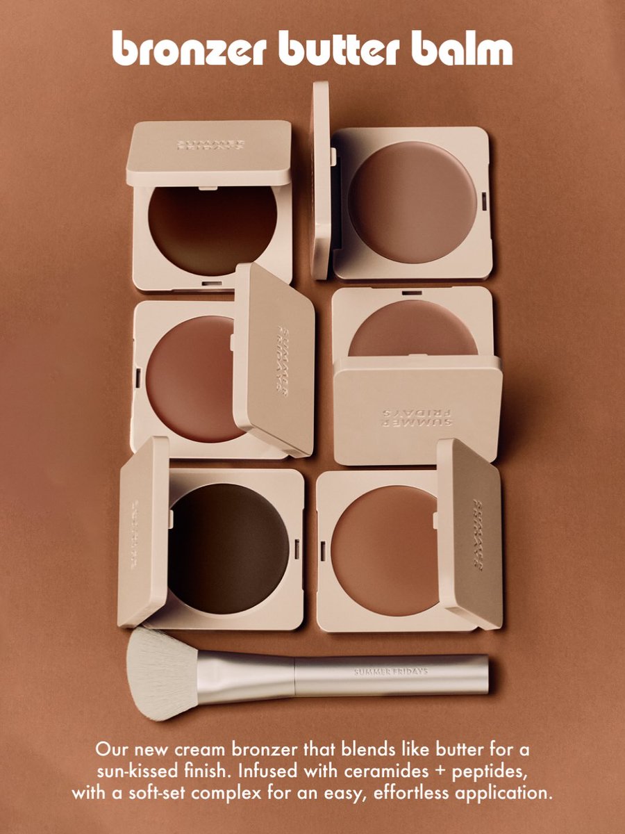 EameCare's tweet photo. 🟤Summer Fridays Bronzer Butter Balm🟤 https://t.co/Zht2eLaqFV