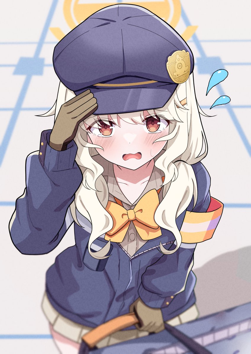 Hosinonana7's tweet photo. 【ひぃ～💦】
#ブルアカ #内海アオバ生誕祭2026 https://t.co/ZyVuzTU4Ck