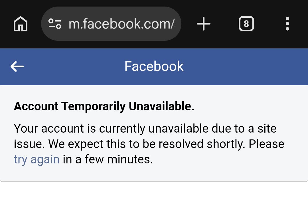 AlphaCodeAI's tweet photo. Facebook down in Pakistan 
#facebookdown https://t.co/1bHJpHtKtV