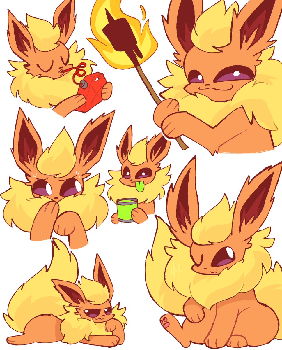 dawnshimzo's tweet photo. Flareon Board https://t.co/S3nIIqM5Zb