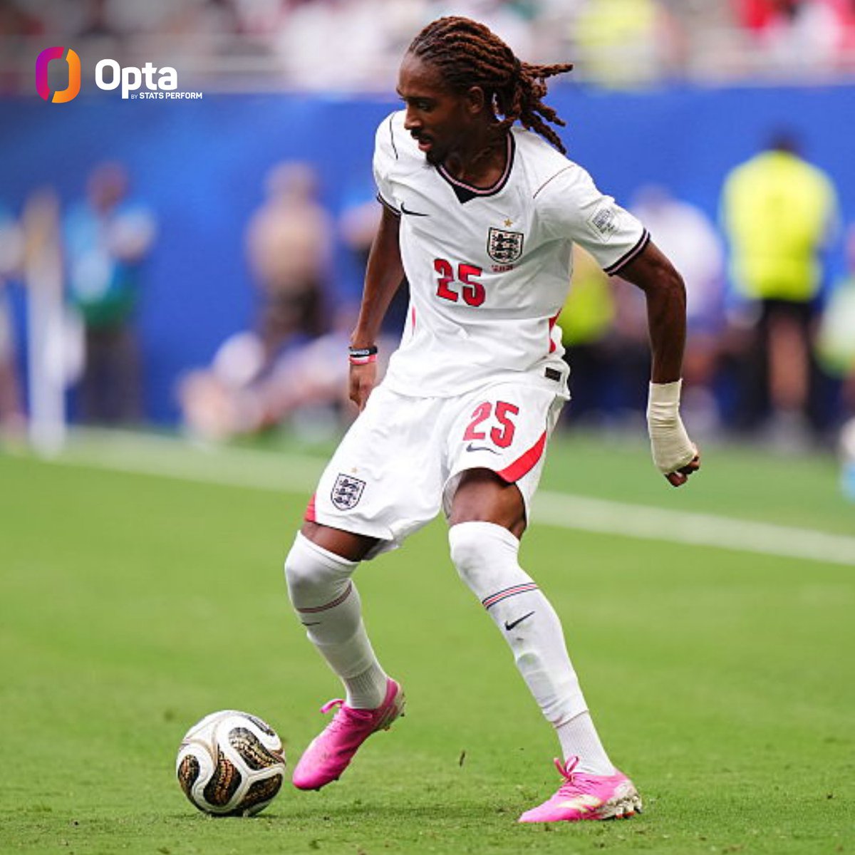 OptaJoe's tweet photo. 82% - 🏴󠁧󠁢󠁥󠁮󠁧󠁿 England's dribble success rate against France was the highest by any team in a FIFA World Cup match in the last 60 years (min. 20 attempted).

28 attempted
23 completed

Swagger. https://t.co/p0qmPxTCE5