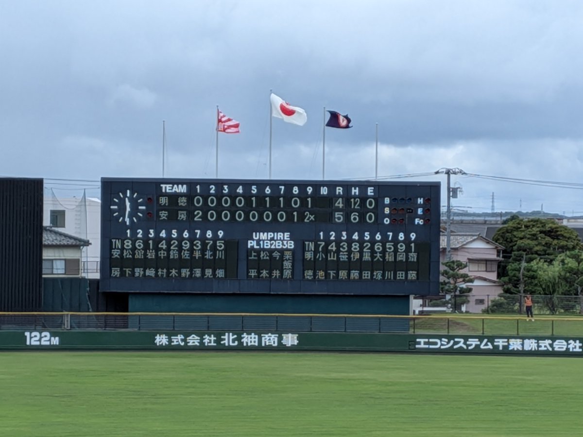 db_masaru's tweet photo. 2026年7月18日(土)
シード校との対戦
目の離せない試合展開
最後は逆転サヨナラ2ランHR
鳥肌もんだったし、泣いた！
母校の選手の皆さん、ありがとう。
次も応援します。

#高校野球 　#安房高校
               https://t.co/ZKH41rj0Ks https://t.co/8Oj8sybvth