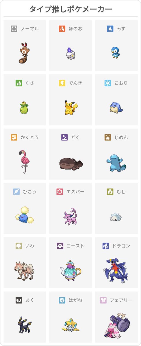 dacademy1004's tweet photo. なかなか選べない😇Vで特にお世話になっている方々中心🙏
#タイプ別推しポケメーカー https://t.co/U1EeRGUjj8