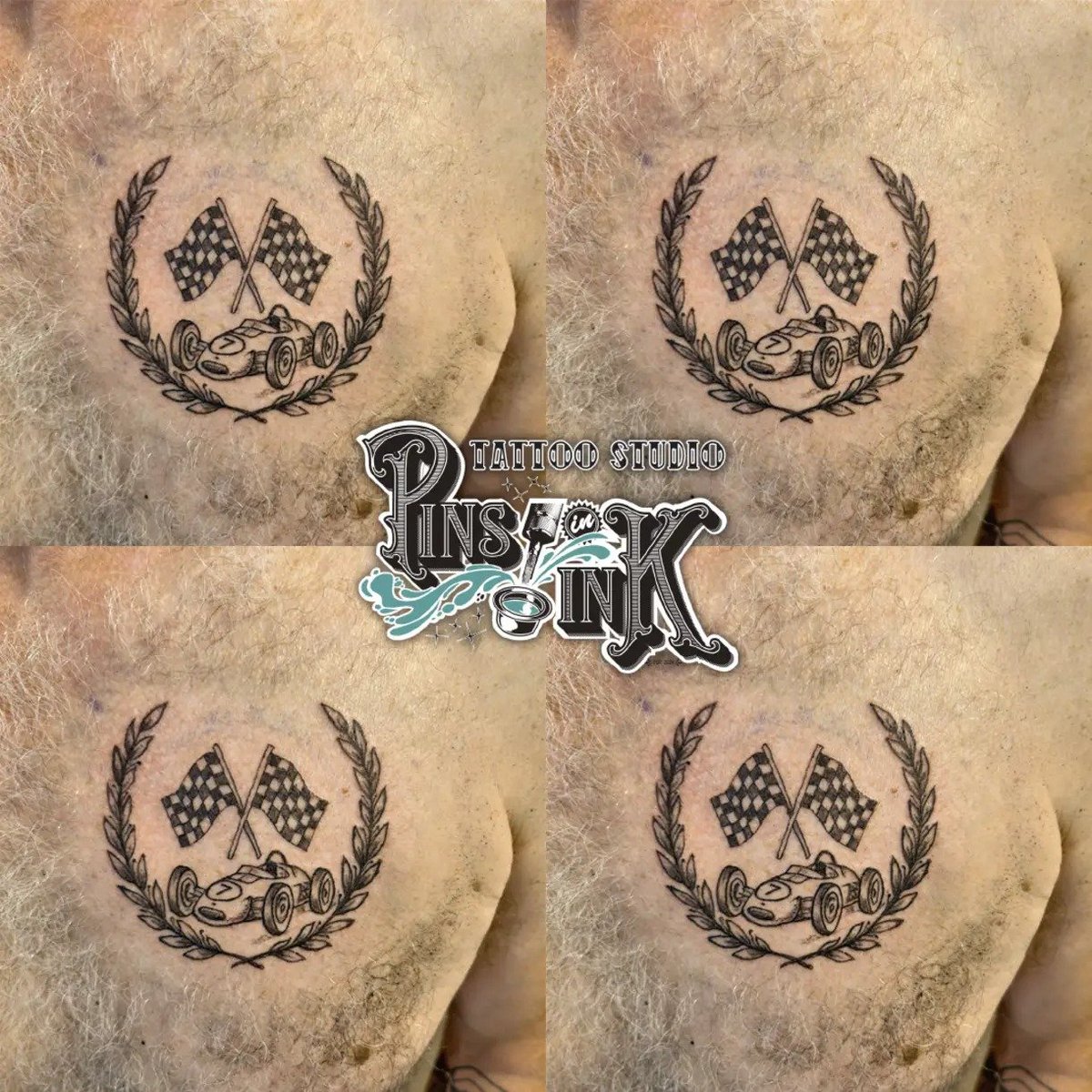 pinsinink's tweet photo. Onze lokale f1 fan heeft weer een nieuwe toevoeging in zijn collectie.

#tattoo #tattoostudio #avenhorn #pinsinink https://t.co/2z888M62Zi