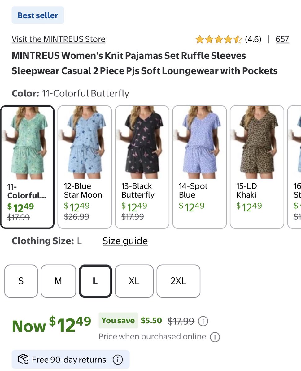 SAvORAfinds's tweet photo. $12.49 Now ($17.99) Before 🤫🛍️

🔗👇🏻

#walmartclearence #walmartdeal https://t.co/d0zeSOExNh