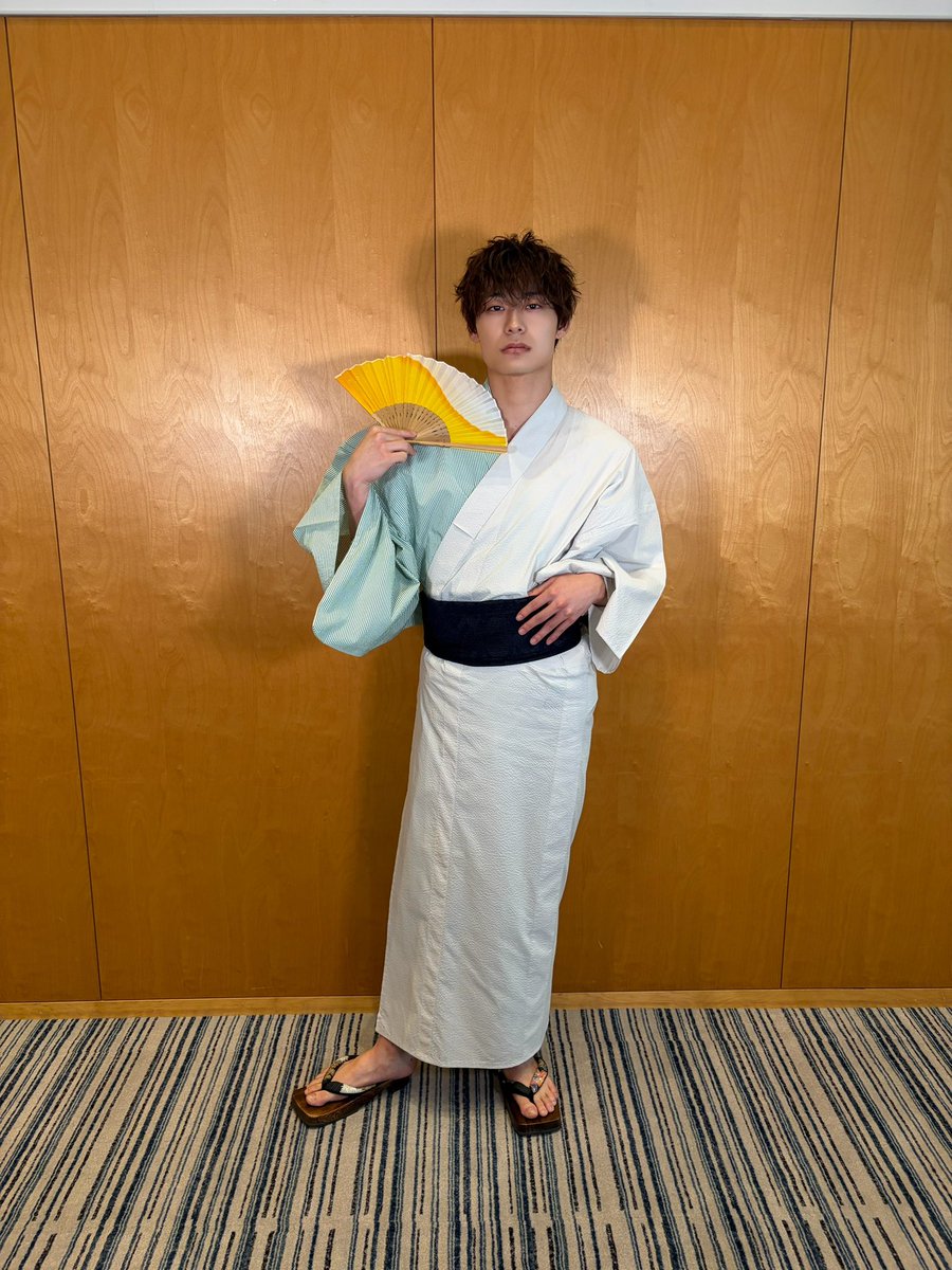 meitanteima_ex's tweet photo. .˚⊹⁺‧浴衣𝕤𝕙𝕠𝕥 ‧⁺ ⊹˚.
先日行われた制作発表での浴衣姿をお届け📸

◆岩田役　#髙松アロハ さん

#名探偵のままでいて
＼第2話7月24日(金)よる11時15分／
第1話は TVerで無料配信中📺
https://t.co/HFUY4zPe85

浴衣：#ふりふ　帯：#三松 https://t.co/rove5LHteC