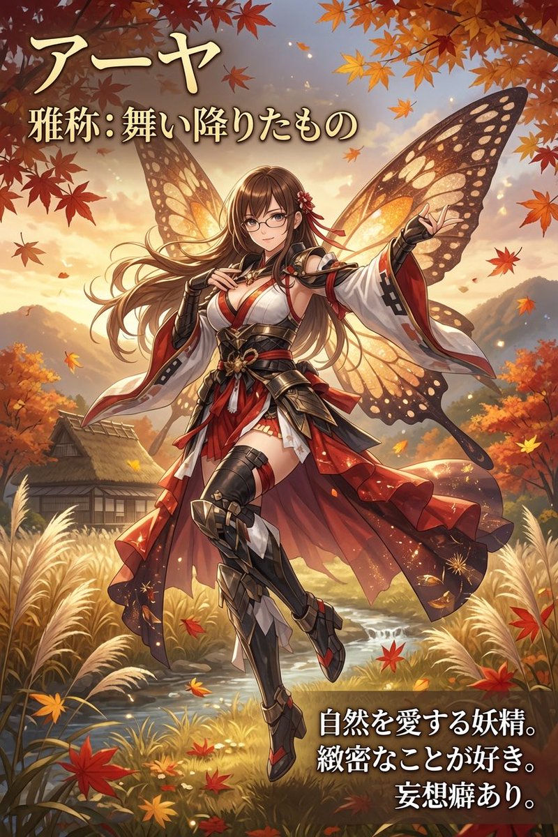 Realia_game's tweet photo. キャラクター紹介シリーズ③
アーヤ
雅称:舞い降りたもの
自然を愛する妖精。緻密なものが好き。
妄想癖あり。
思想:設計
#カードゲーム開発
#REALIA
#個人開発
#キャラクター設定 https://t.co/hK5hZrip70