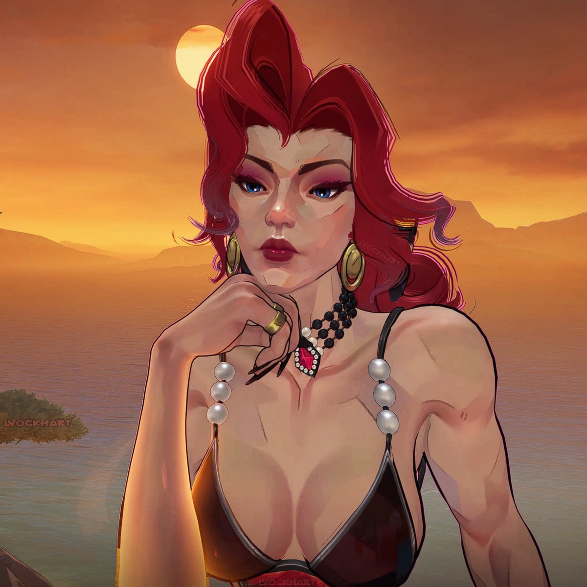lvockhart's tweet photo. aquatic assassin black widow 🕷️❤️ https://t.co/tJweJrsOhY