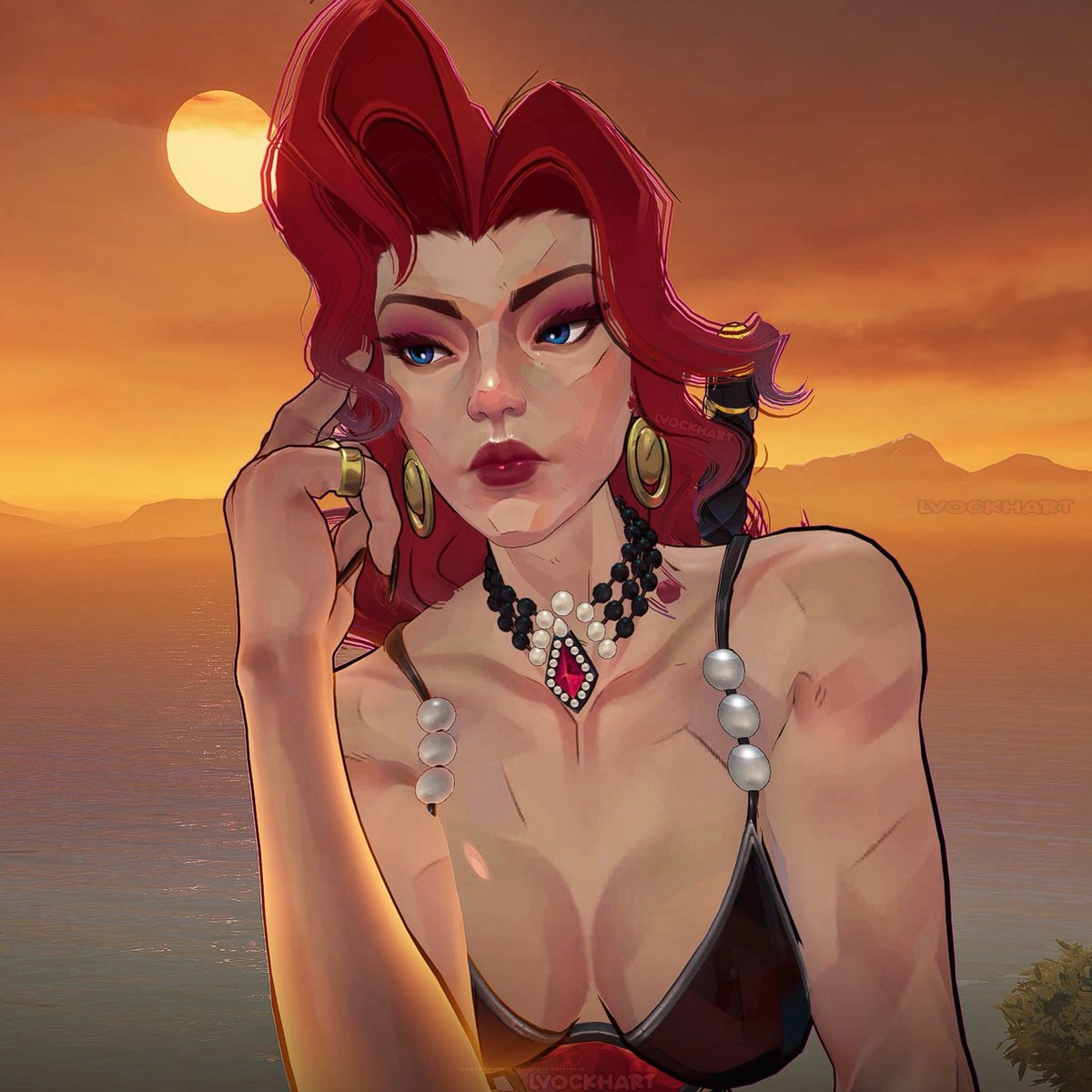lvockhart's tweet photo. aquatic assassin black widow 🕷️❤️ https://t.co/tJweJrsOhY