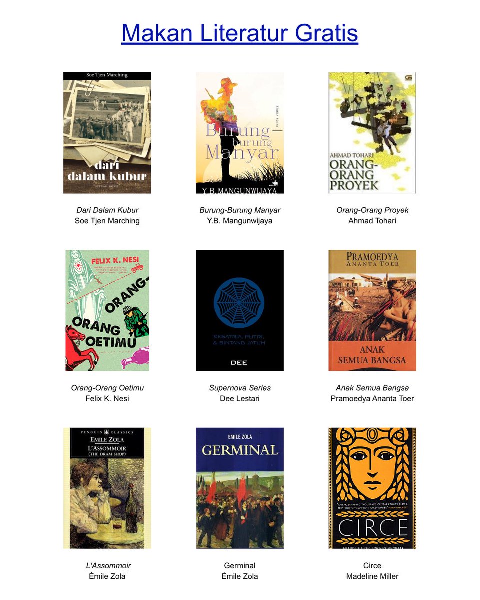 bakatmelucu's tweet photo. kak kamu baca novel indo gak ya? kalo boleh tau apa? aku suka banget cara kamu menulis dan nyusun setiap kata-katanya, juju… — Here I’ve attached some books that I recently read (not in order). Shout out to the well-known fiction franchise yang udah a… https://t.co/Ot8sbXpwhT https://t.co/Hm0PztKUbJ