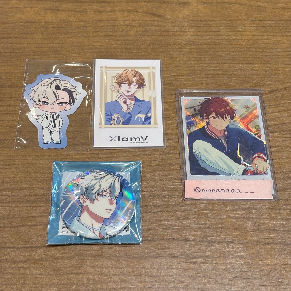 mananaaa__'s tweet photo. 【交換】ビバレン XlamV アルバム With US 缶バッジ シャタコレ アニメイト 特典

譲 : ナゴム レオン
求 : 同種 じんたろう

纏めての方優先
本日池袋お手渡しor郵送

検索からでもお気軽にお声掛けください！ https://t.co/0DHSEPW1cX
