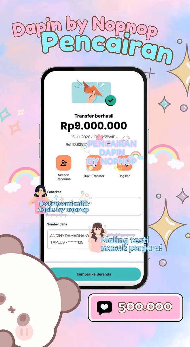 gilnopp's tweet photo. Another one pencairan 15 july 🥳💸

Makasih udah trust prosesnya bareng kita. 🤍

Masih ragu? Chat dulu aja, cek limit dulu. Siapa tau kita bisa bantu yaah. 👀✨

#pinpri #zonauang https://t.co/Copx83EdIR