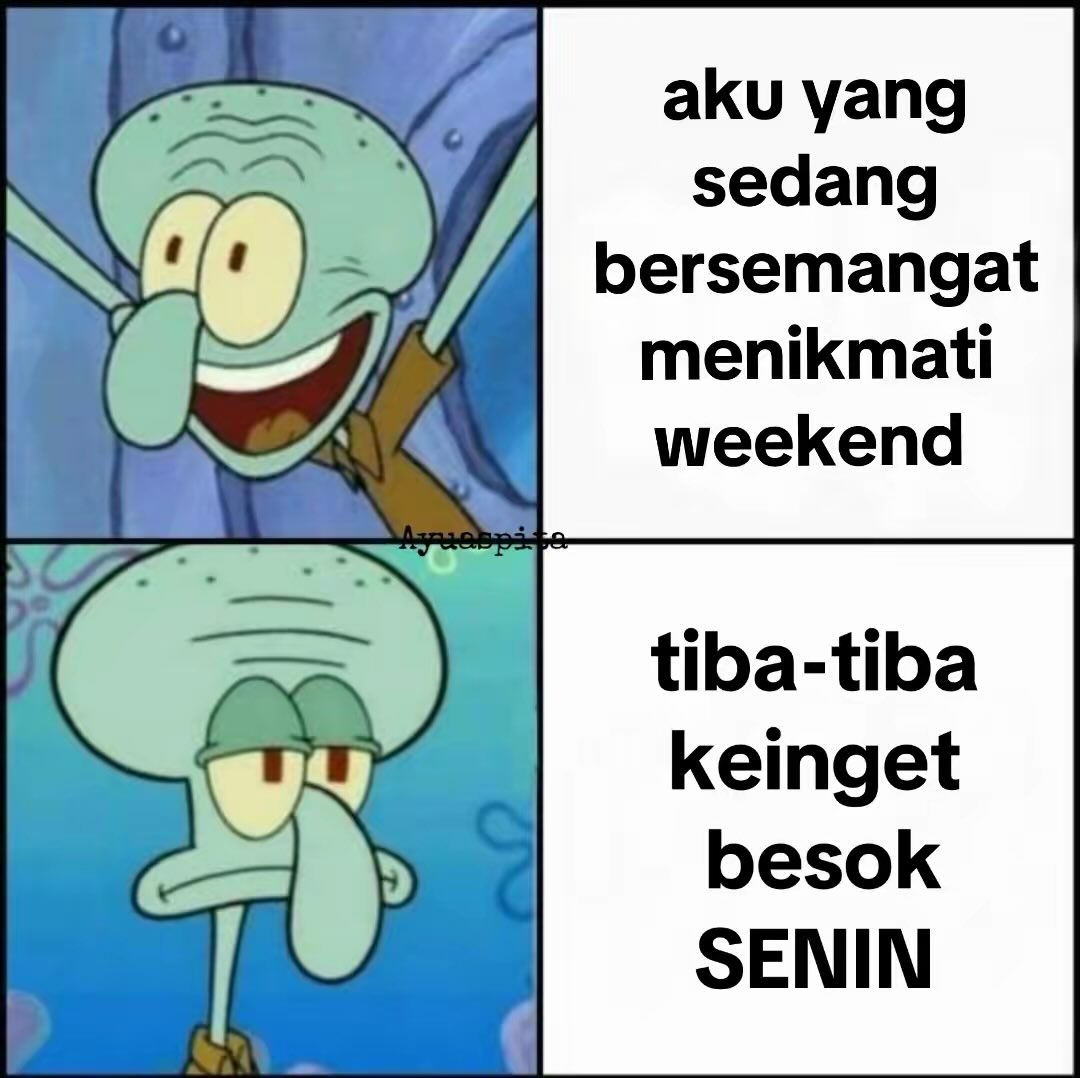 ayyuaspita19's tweet photo. hari senin dimulai dari minggu siang😔 https://t.co/eK25kexZN0