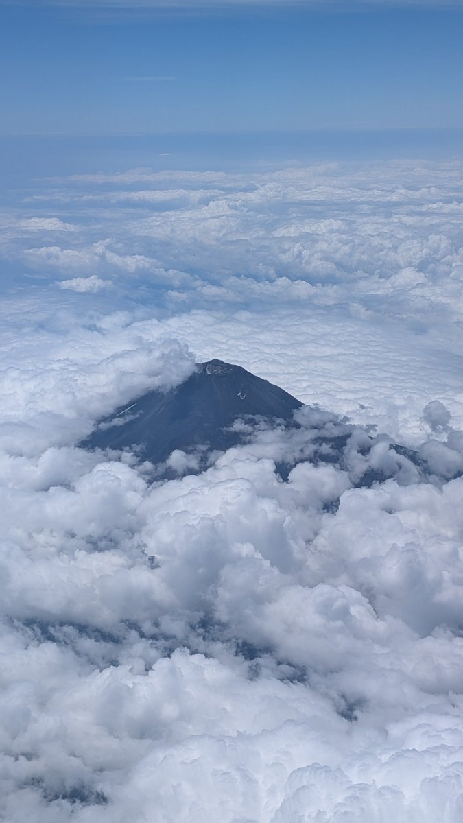 virgin_0426's tweet photo. 本日の富士山 from ソラシドエア https://t.co/cjgBr5Rc9A