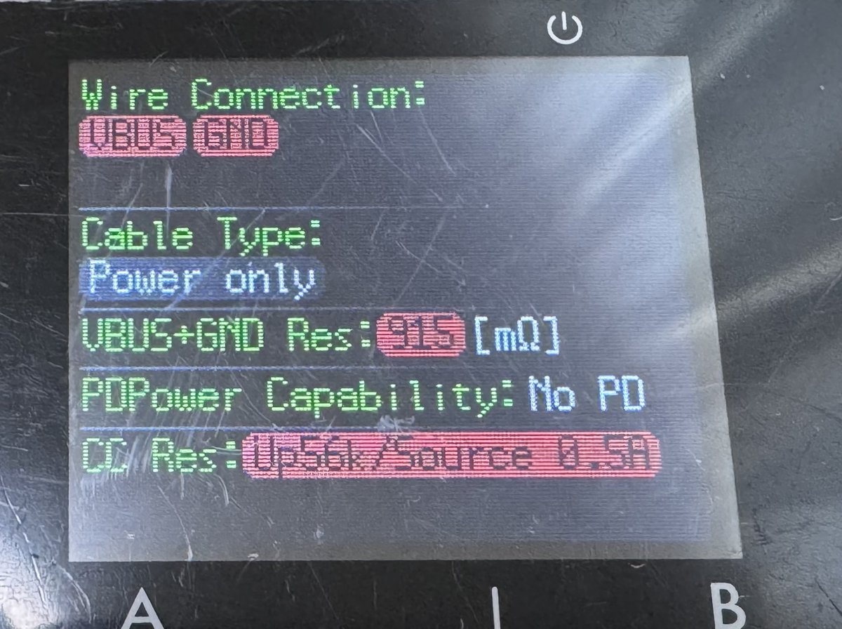 flextd's tweet photo. @tss_0101 DAISOのスイッチ付きType-Aケーブル、
普通のA-Cケーブルにつなぐと"Power only"になりました。 https://t.co/frwjbyfGzX
