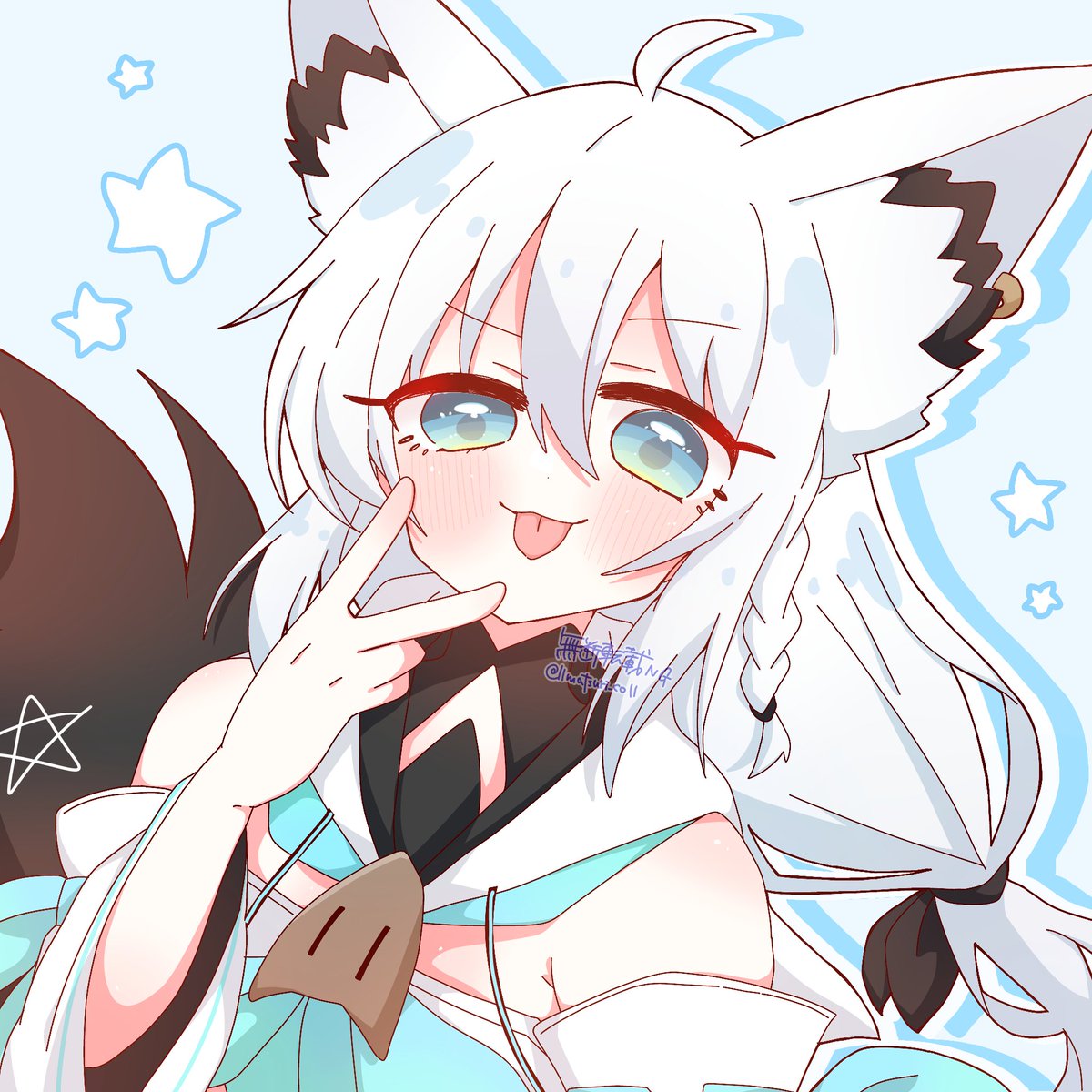 11matsuri_co11's tweet photo. #絵フブキ    ｲｹきーつね！ https://t.co/eTYO7BYVku