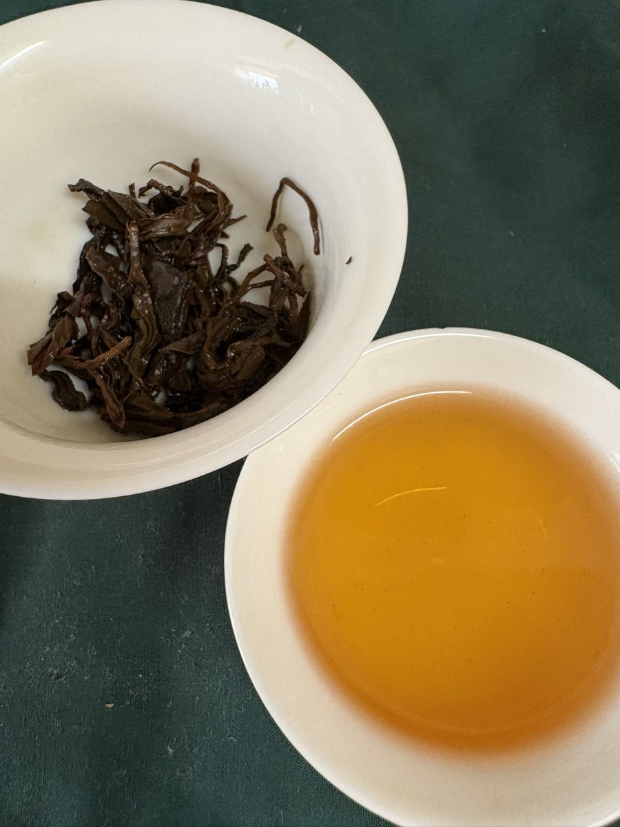cafero_key's tweet photo. 茶香好友　蜜香紅茶金萱種　2026年夏茶

キンカン、濃厚な蜜、ドライフラワーと目まぐるしく変化する香りはどれも強度があって抜群の個性。美しい飲み心地かつ、軽やかな芽の甘さと深い葉っぱの甘さが一体になっていて味わいも見事。素晴らしい蜜香紅茶でした😁 https://t.co/nPNFKimODn