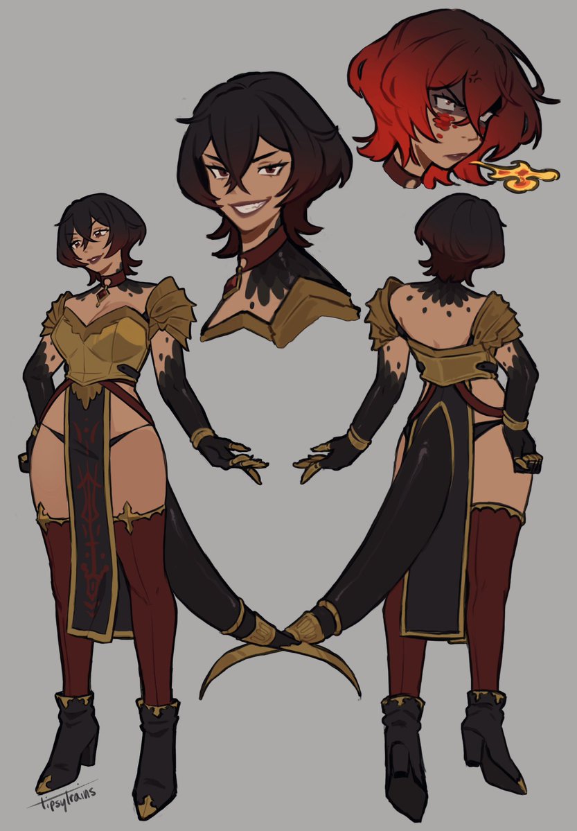 HalfscaledHero's tweet photo. 🔥 Guess who got done?

Older Ceris is complete!! Let me know what you all think of Ceris in her 30s~ https://t.co/SBiDoB7Hux