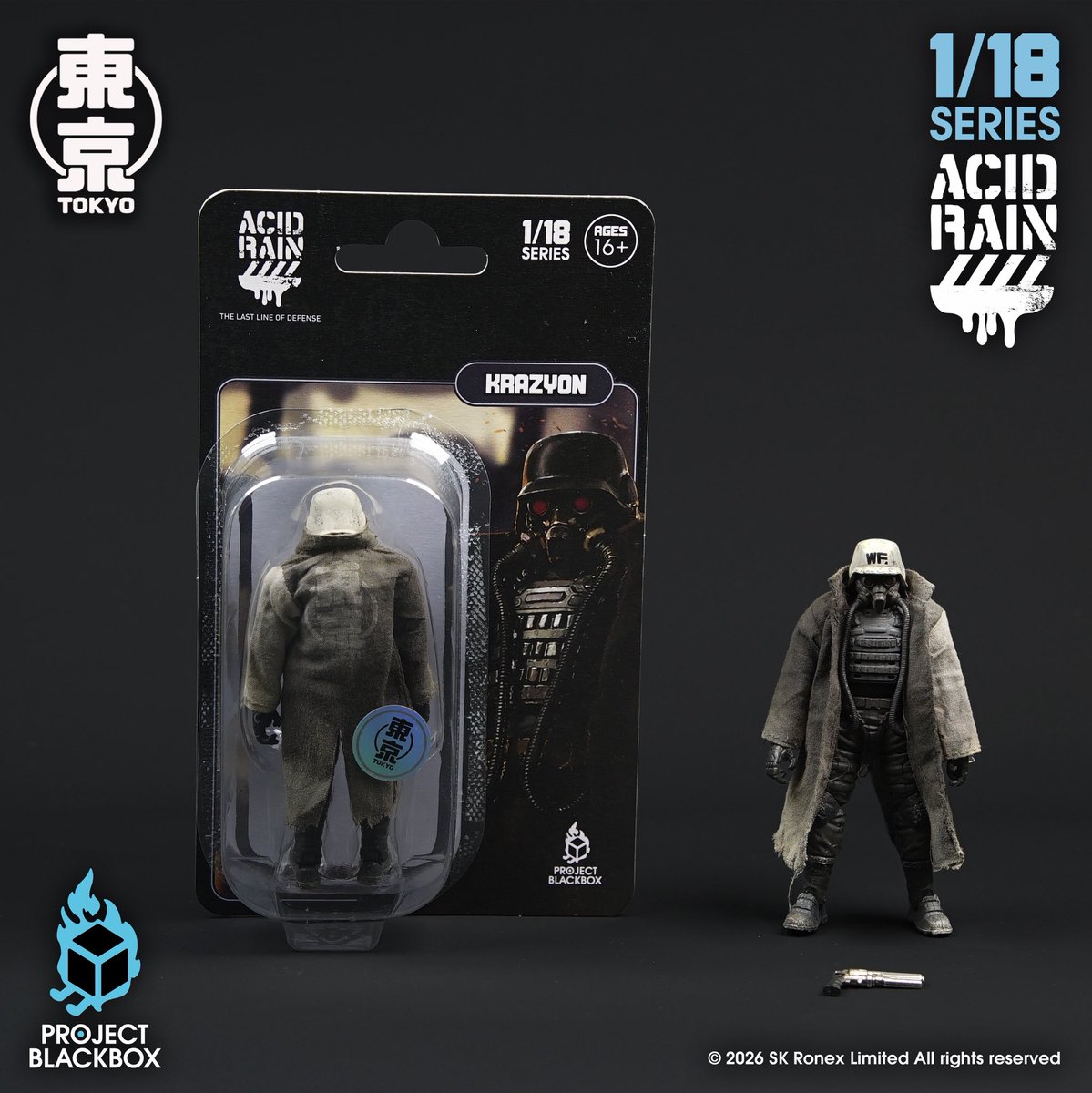 acidrainkit's tweet photo. Acid Rain X Project Black Box
Project Black Box makes its Japan exhibition debut!
Join us at Wonder Festival 2026 Summer &amp; Japan Legions Fan Meeting.
Introducing the Krazyon – Tokyo EXCLUSIVE, available only at the Japan Legions Fan Meeting.
Limited quantities.
See you there! https://t.co/pbSTq2kUKD