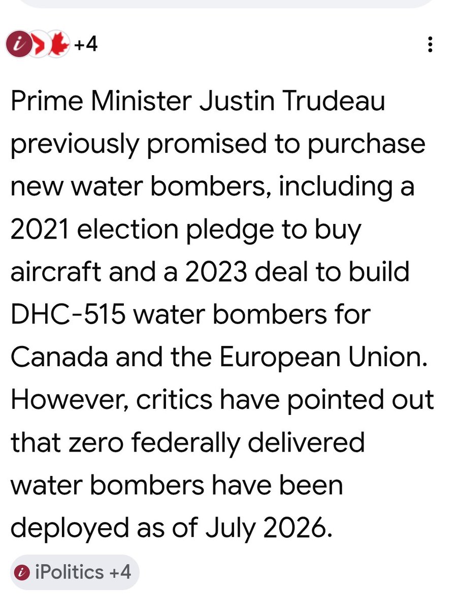 DoctorDee1's tweet photo. @MarkJCarney More doom and gloom as usual. Heat waves happen every summer..Western Canada had rain the entire month of June..
Justin Trudeau promised water bombers and trained federal firefighters..but of course that didn't fit in with the carbon tax Green agenda. https://t.co/G9K0FLUMFd
