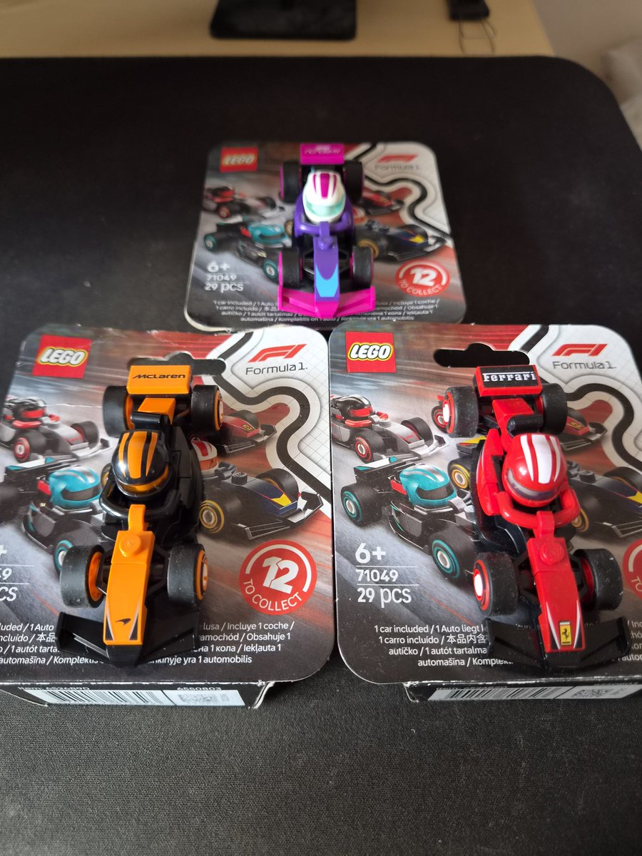 pdrsche's tweet photo. WTS / WTT

Lego f1 minifigures mclaren, ferrari, f1 academy

atau trade kalau punya red bull, sauber, atau vcarb

bayar ongkir aja / lewat marketplace

#lego #f1 #minifigures https://t.co/cz3GpJO3Db